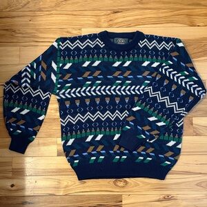 Vintage Bonjour Men’s Sweater (large)